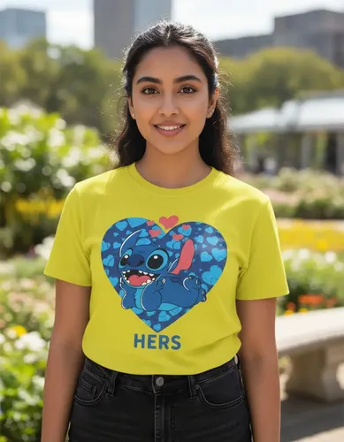 D_879939-MLU94364706485_102025-O.jpg Remera: Stitch Love (hers) Memoestampados