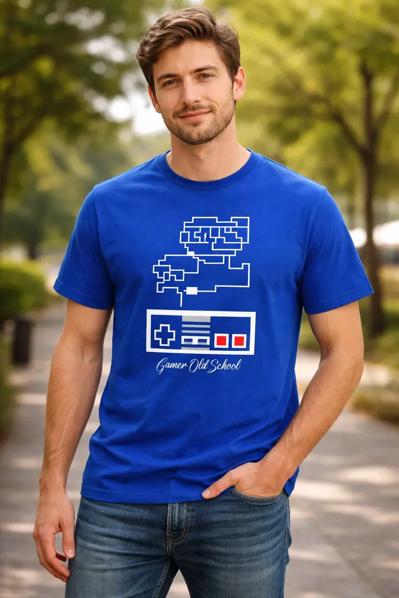 Remera: Gamer Old School Memoestampados