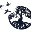 D_887793-MLU106273616459_012026-O.jpg Cuadro Memoestampados Árbol De La Vida 40x40 Cm Con Pajaros