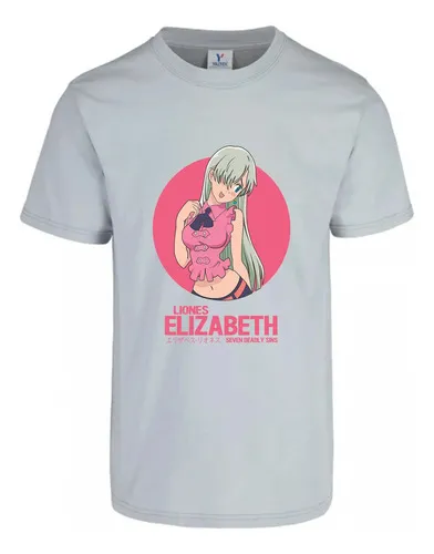 Remera: Liones Elizabeth Anime Memoestampados