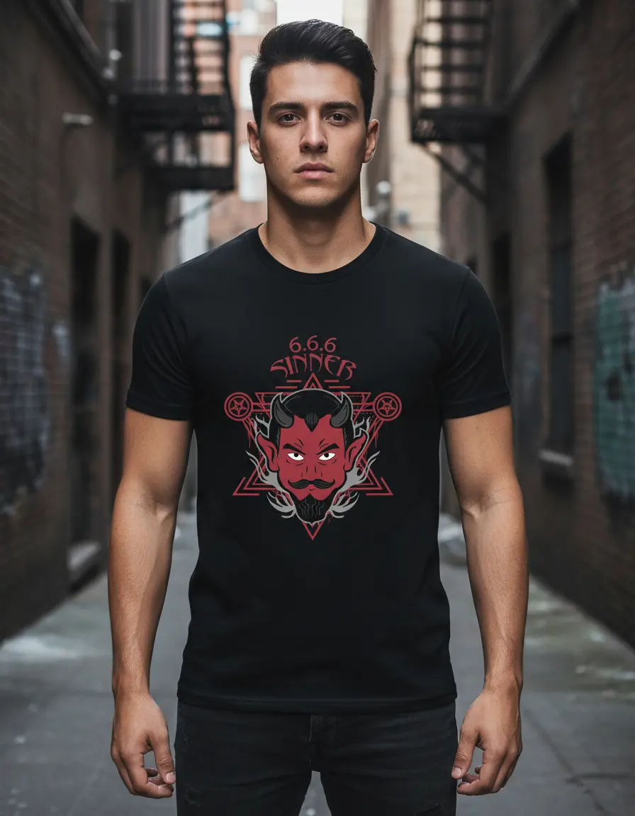 Remera: 6.6.6 Sinner