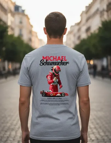 Remera: Michael Schumacher F1 01 Memoestampados