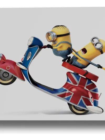 Cuadro Bob Kevin Minions 349 40x53 Lienzo Memoestampados