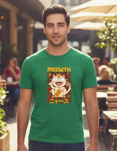 D_894823-MLU97102958760_112025-O.jpg Remera: Meowth Pokemon Memoestampados