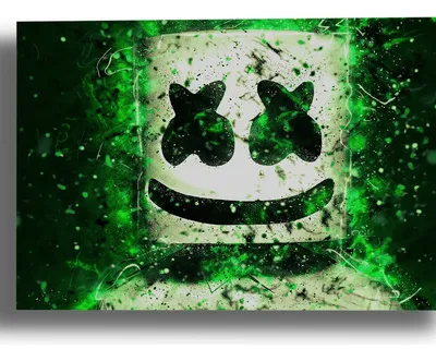 Cuadro Marshmello 598 70x100 Lienzomemoestampados
