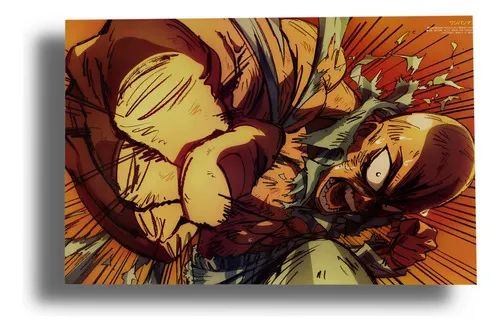 D_898192-MLU80332902649_102024-O.jpg Cuadro One-punch Man 421 40x53 Mdf Memoestampados