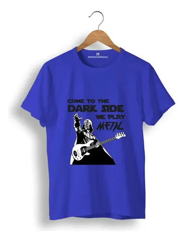 Remera: Dark Side We Play Metal Memoestampados
