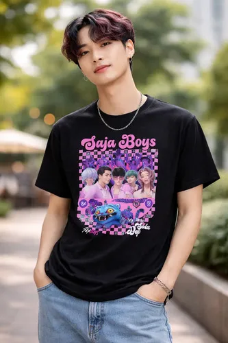 D_901446-MLU110155804195_042026-O.jpg Remera: Kpopdh Saja Boys 01 Memoestampados