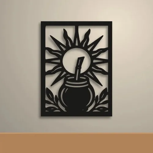 D_901859-MLU120305502645_102026-O.jpg Cuadro Calado Mdf Sol Y Mate 30x40 Cm Negro