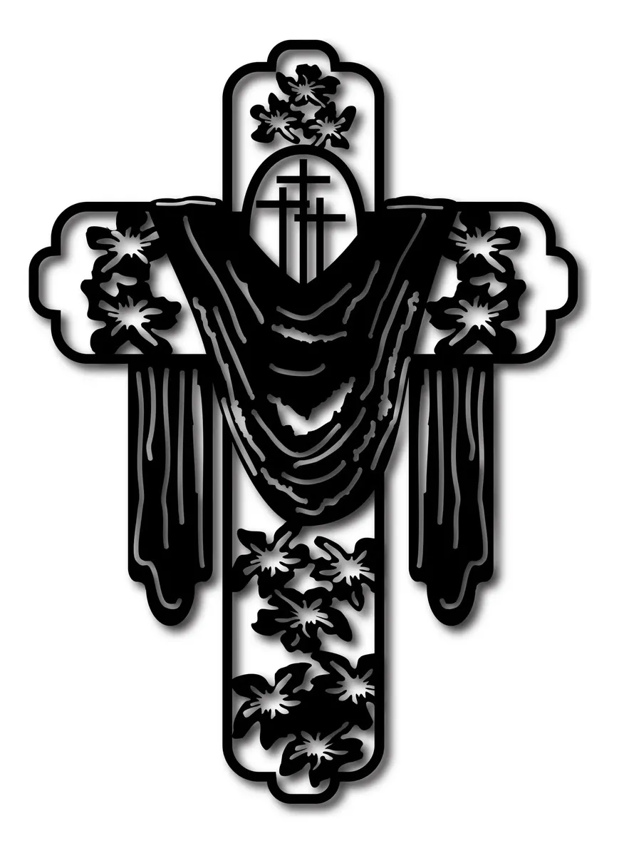 Cuadro Jesus Cristo Cruz 01 Calado 39x29cm Memo Estampados