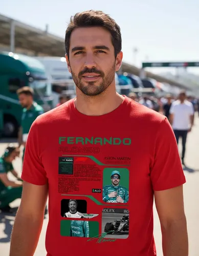 D_905724-MLU108408630442_032026-O.jpg Remera: F1 Fernando Alonso Aston Martin Memoestampados