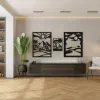 Set 3 Calados Mdf África 2 De 60x80 + 30x40