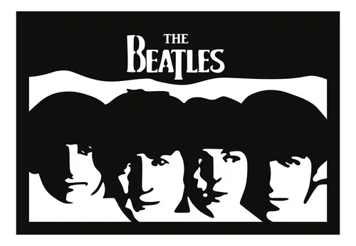 D_912255-MLU47022369539_082021-O.jpg Cuadro Madera Calada 3mm Beatles 50x73cm