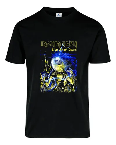 Remera: Iron Maidem Live After Death Memoestampados Remera: Iron Maidem Live After Death