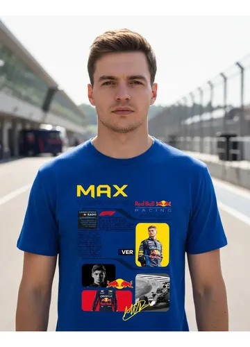 D_913399-MLU95825382181_102025-O.jpg Remera: F1 Max Verstappen Red Bull Memoestampados