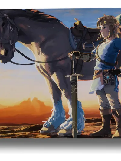 Cuadro Zelda Link 375 70x100 Lienzo Memoestampados