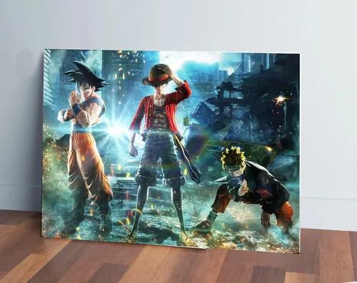 D_915380-MLU44011984428_112020-O.jpg Cuadro Jump Force Goku Naruto 33 70x100 Mdf Memoestampados
