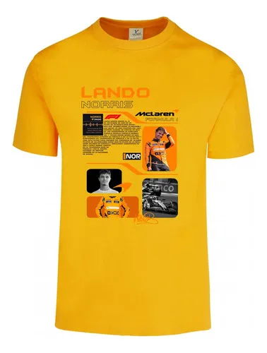 Remera: F1 Lando Norris Mclaren Memoestampados