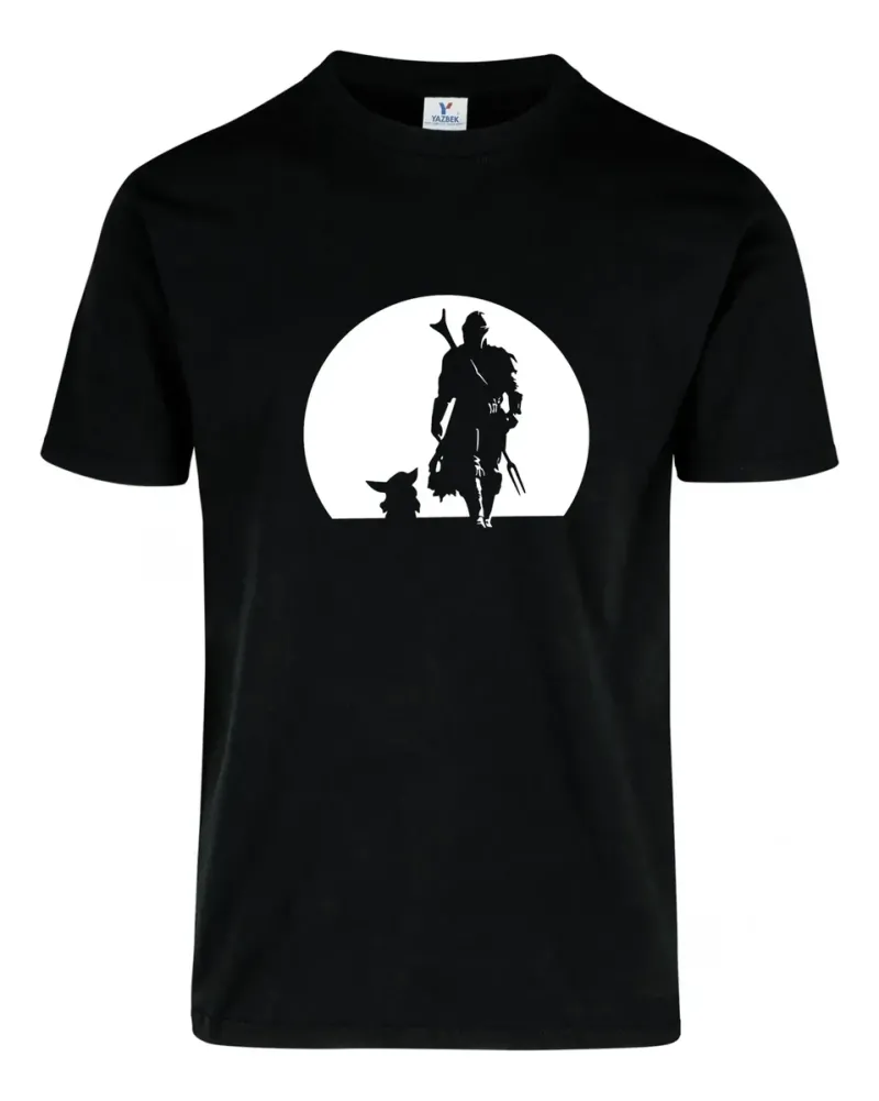 Remera: Mandalorian Silueta Star Wars