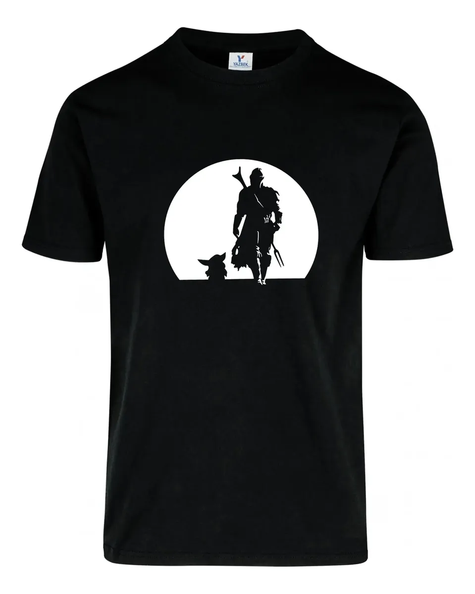 Remera: Mandalorian Silueta Star Wars