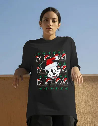 Remera: Ugly Navideño Mickey 02 Memoestampados