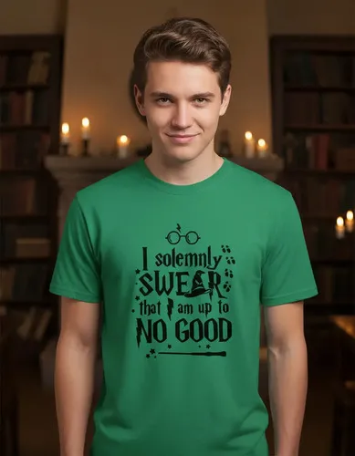 D_924051-MLU93717676128_102025-O.jpg Remera: Harry Potter Juro Solemnemente Que No Soy Bueno