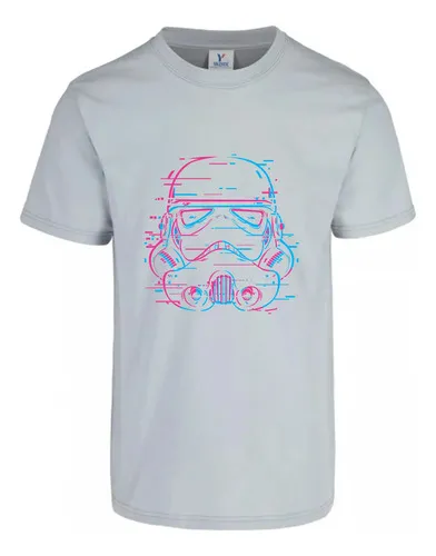 Remera: Trooper Glitch Memoestampados