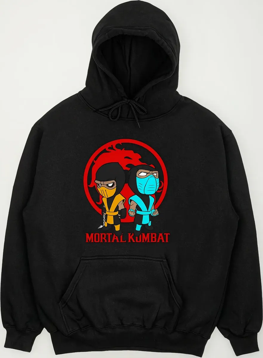 Canguro Mortal Kombat Chibis Memoestampados