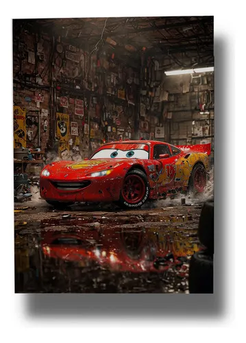 Cuadro Cars 898 50x70 Mdf Memoestampados