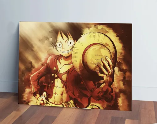 D_926948-MLU44174282303_112020-O.jpg Cuadro 229 Luffy One Piece 3 40x53 Mdf Memoestampados