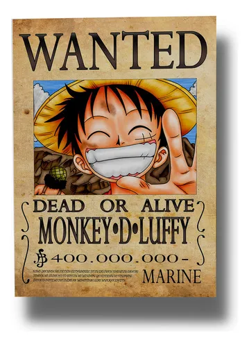 D_931941-MLU105496257444_012026-O.jpg Cuadro 633 One Piece Luffy Monkey 40x53 Mdf Memoestampados