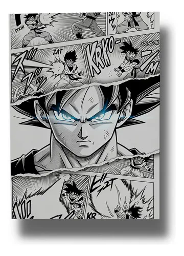 Cuadro Comic Dragon Ball 908 40x53 Mdf Memoestampados