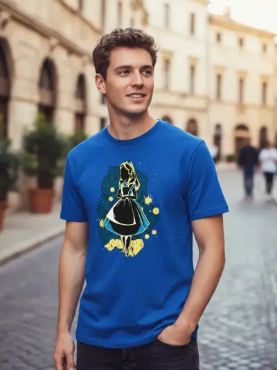 Remera: Alicia Neon Acuarela Memoestampados