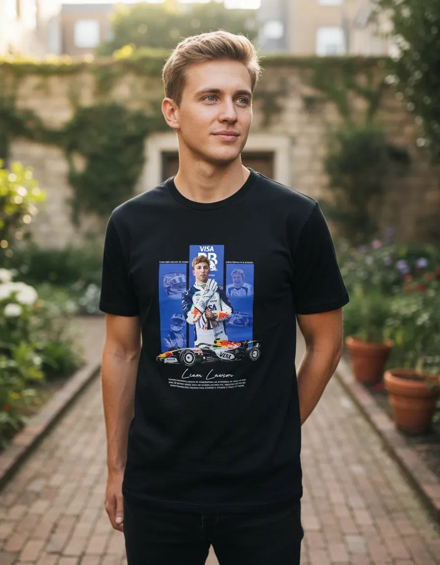 Remera: F1 2026 Liam Lawson Vcarb Memoestampados
