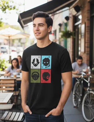 Remera: Cuatro Elementos (avatar) Memoestampados