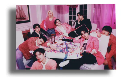 Cuadro Stray Kids 907 40x30 Mdf Memoestampados