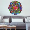 Vinilo Impreso Y Troquelado. Diseño Mandala Tamaño 90 Cm