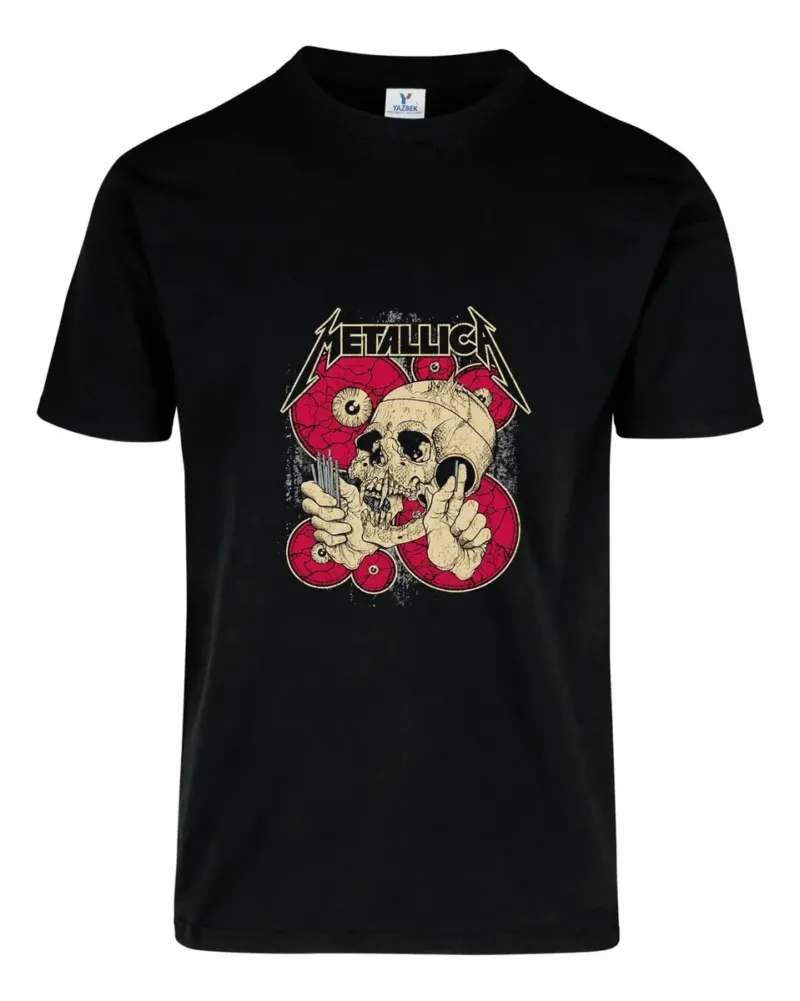 Remera: Metallica Calavera Memoestampados Remera: Metallica Calavera