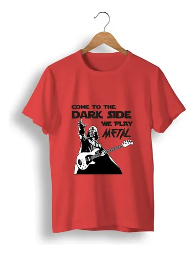 Remera: Dark Side We Play Metal Memoestampados