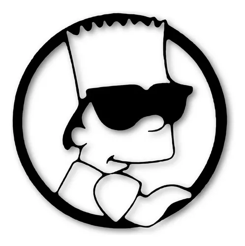 Cuadro Bart Simpson Barto Calado Memo Estampados