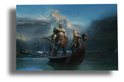 Cuadro God Of War 67 30x40 Mdf Memoestampados