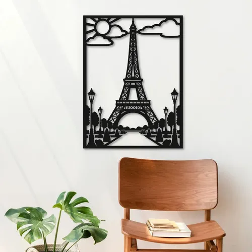D_969168-MLU120321260947_102026-O.jpg Cuadro Calado Mdf Torre Eiffel 30x40 Cm