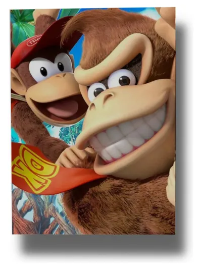 Cuadro Donkey Kong 889 40x30 Mdf Memoestampados