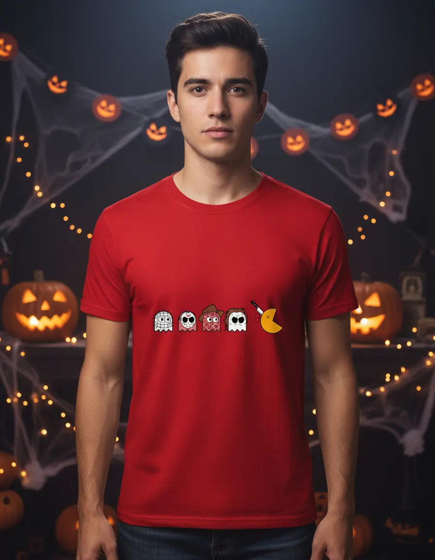 D_971287-MLU100381325830_122025-O.jpg Remera: Pac-man Hallowen Memoestampados
