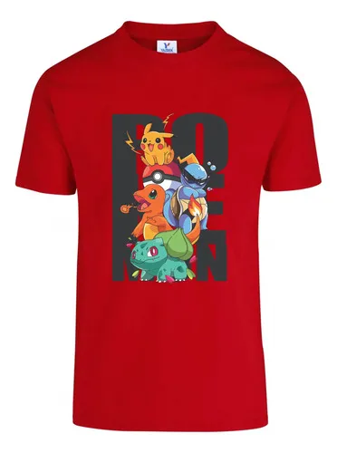 Remera: Pokemon Team Memoestampados