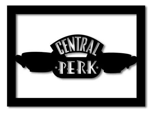 Cuadro Friends Central Perk Calado Memo Estampados
