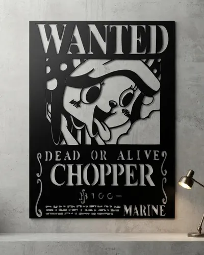 Cuadro One Piece Chopper Calado Memo Estampados