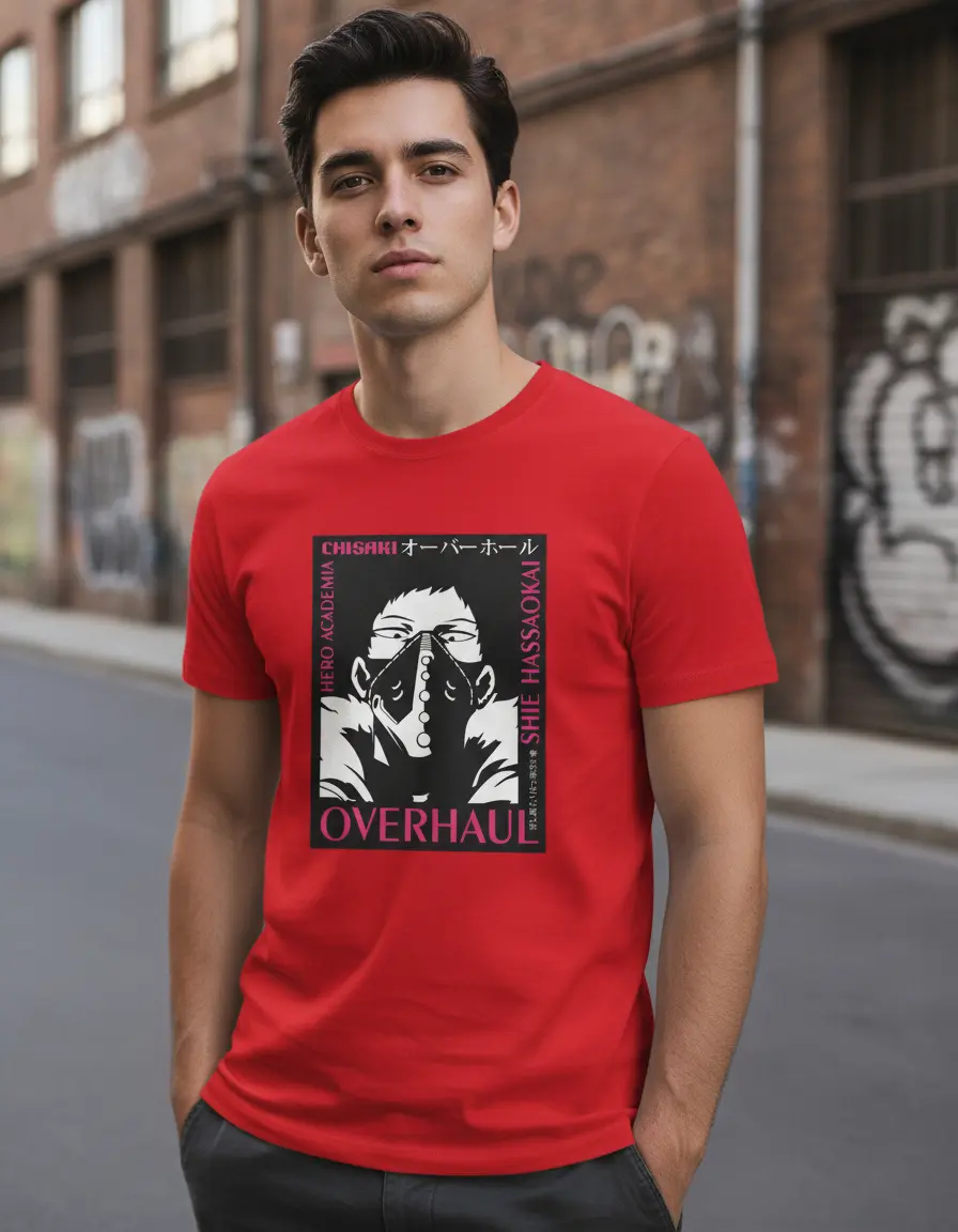 Remera: Overhaul Anime Hero Academia Memoestampados