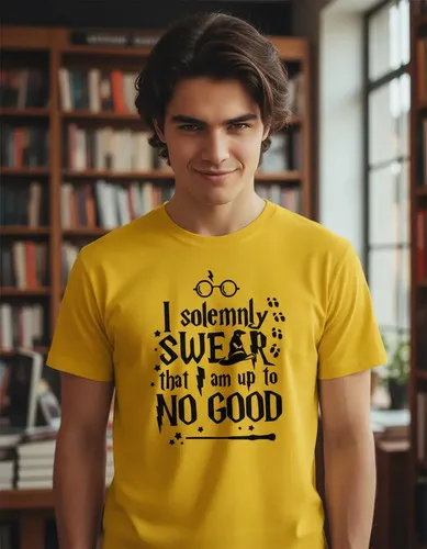 D_987331-MLU93716981492_102025-O.jpg Remera: Harry Potter Juro Solemnemente Que No Soy Bueno