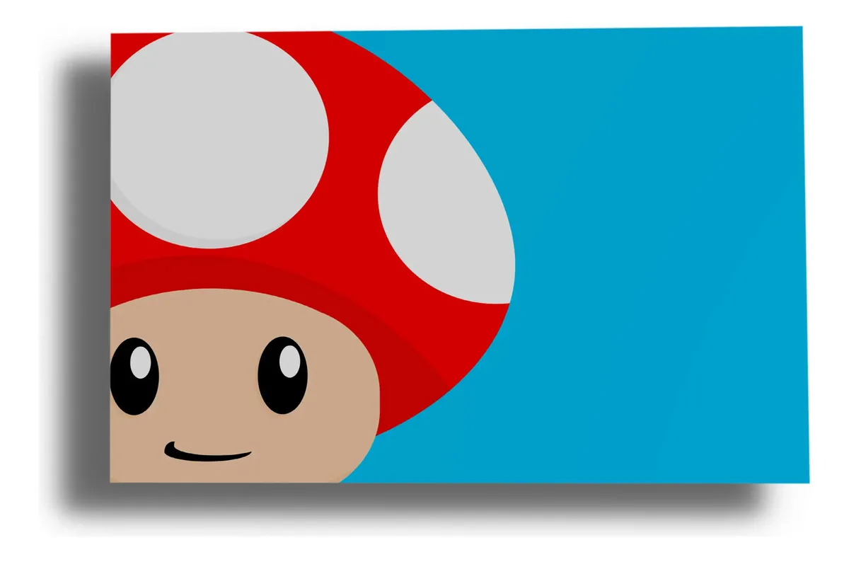 Cuadro 287 Super Mario 30x40 Mdf Memoestampados